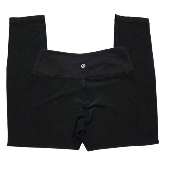 Lululemon Black Capri Leggings Size 2 Activewear Athleisure Yoga 21” Inseam - Picture 2 of 9